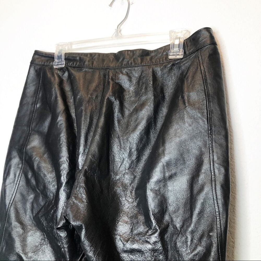 BAGATELLE Vintage 100% Leather Pants Straight Leg 90s Grunge - Picture 9 of 12